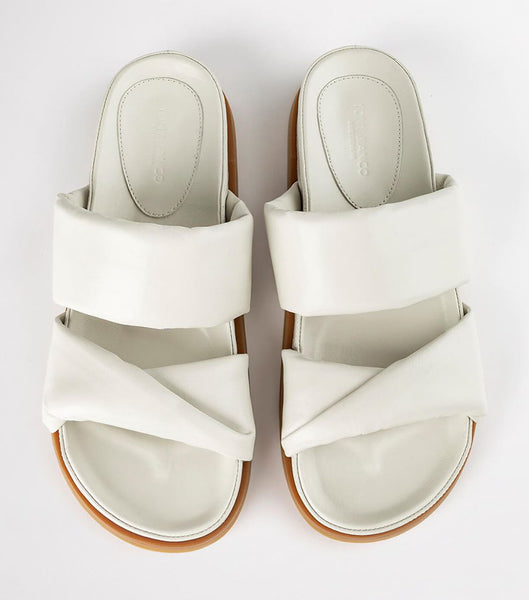 Sandalias Tony Bianco Henry Dove Nappa 3.5cm Blancas | ARXMI14654