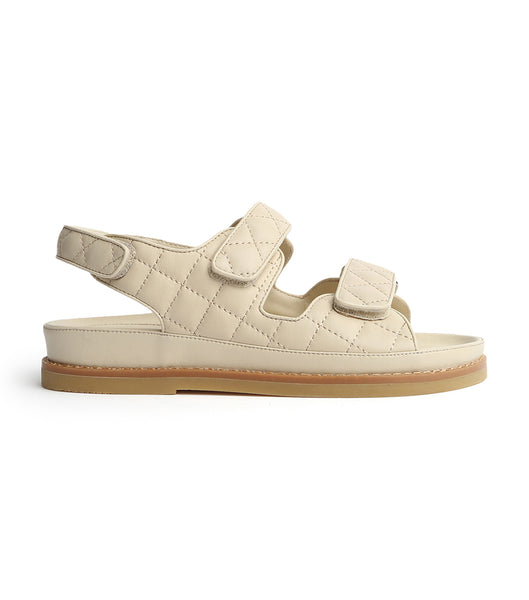 Sandalias Tony Bianco Hiranni Vanilla Sheep Nappa 3.5cm Amarillo Claro | ARJKU22769