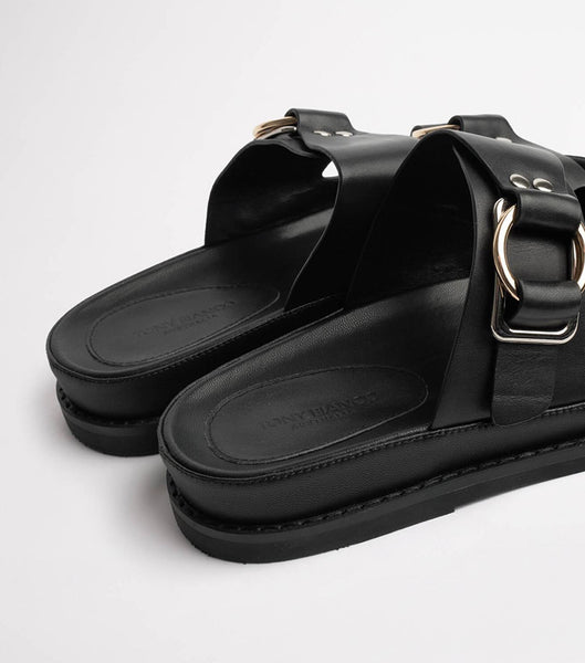 Sandalias Tony Bianco Hunter Black Como 3.5cm Negras | MARHR37026