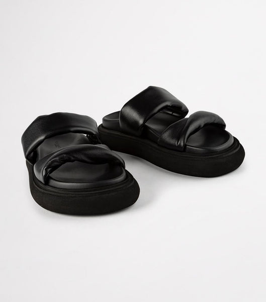 Sandalias Tony Bianco June Black Nappa 3cm Negras | TARPQ89003