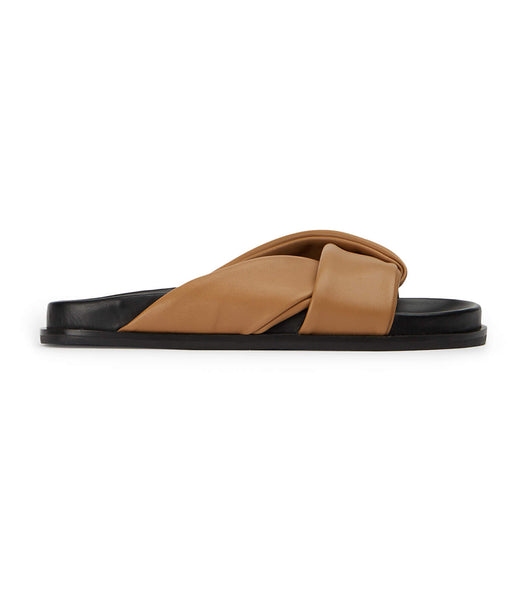 Sandalias Tony Bianco Lora Biscuit Nappa 1.5cm Marrones | EARVG28798