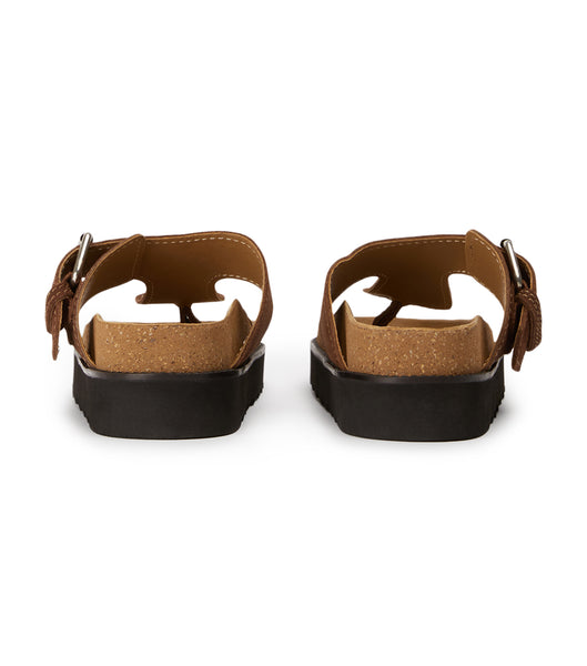 Sandalias Tony Bianco Marlo Choc Gamuza 3cm Marrones | TARPQ67229