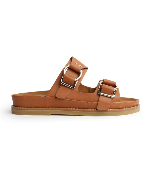 Sandalias de Diapositivas Tony Bianco Hunter Tan Como 3.5cm Marrones | XARGW50215