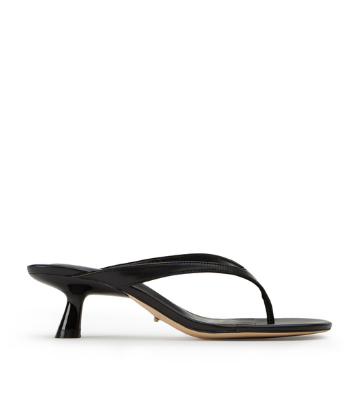 Sandalias de dedo Tony Bianco Krista Black Nappa 5cm Negras | ARDYB27188