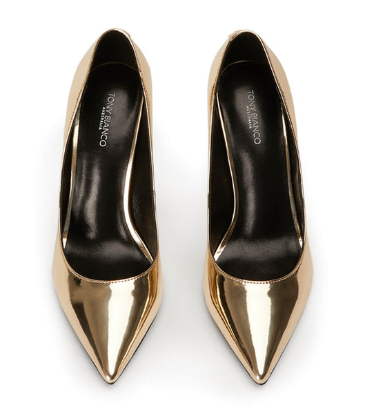 Tacones Brillantes Tony Bianco Anja Gold Shine 10.5cm Doradas | MARFT24230