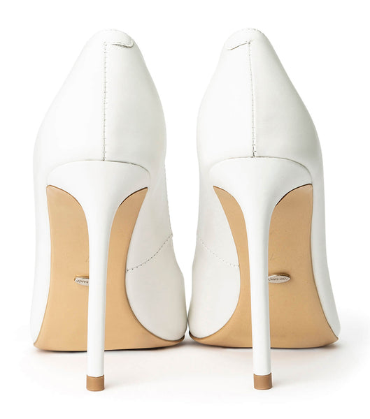 Tacones Brillantes Tony Bianco Anja Milk Capretto 10.5cm Blancas | ARNZX83580