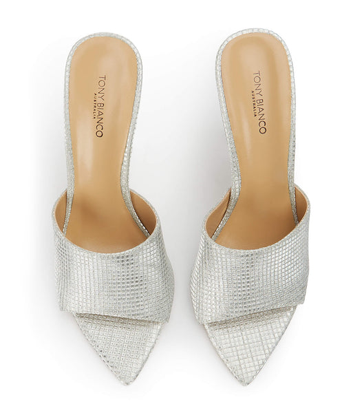 Tacones Brillantes Tony Bianco Marley Silver Aura 10.5cm Plateadas | ZARNQ95950