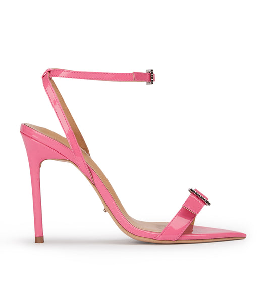 Tacones Brillantes Tony Bianco Mopsy Flamingo Charol 10.5cm Rosas | ARQCS91200