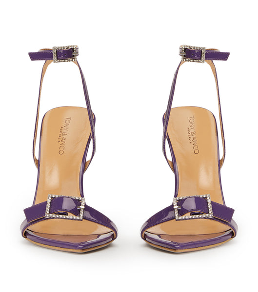 Tacones Brillantes Tony Bianco Mopsy Orchid Charol 10.5cm Moradas | ARJBT63210