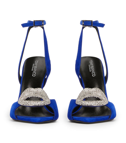 Tacones Brillantes Tony Bianco Moshi Azure Gamuza 10.5cm Azur | ARICD79756