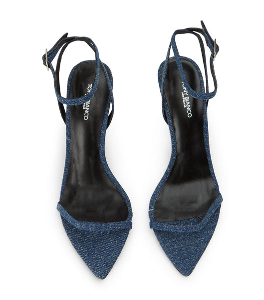 Tacones Brillantes Tony Bianco Myra Blue Denim 10.5cm Azules | AREGJ94437