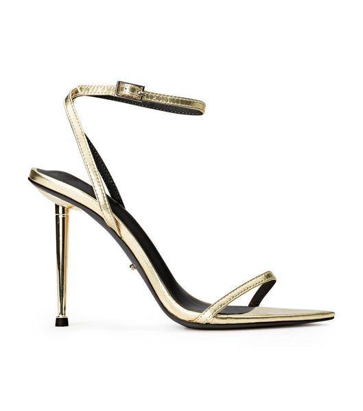 Tacones Brillantes Tony Bianco Myra Gold Nappa Metallic 10.5cm Doradas Metal | AREGJ56817