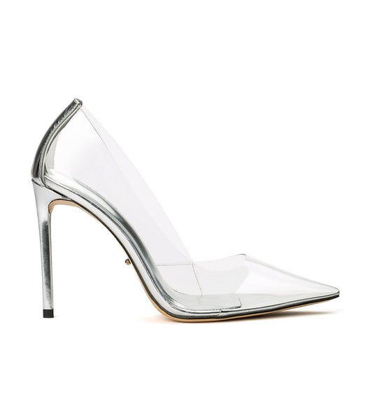 Tacones De Novia Tony Bianco Alijah Clear Vinylite/Silver 10.5cm Plateadas | UARND96024