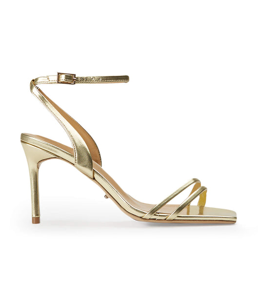 Tacones De Novia Tony Bianco Camelia Gold Nappa Metallic 8.5cm Doradas Metal | SARVO89476