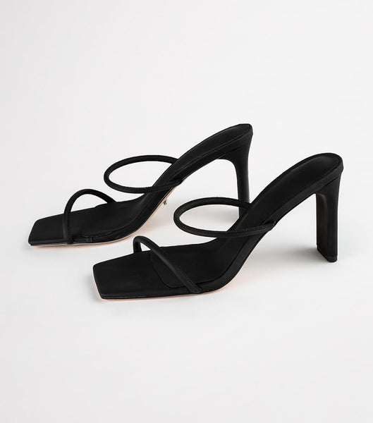 Tacones De Novia Tony Bianco Concord Black Galaxy 8.5cm Negras | TARPQ98453