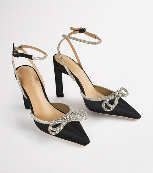 Tacones De Novia Tony Bianco Elsie Black Satin 10.5cm Negras | ARXMI63254