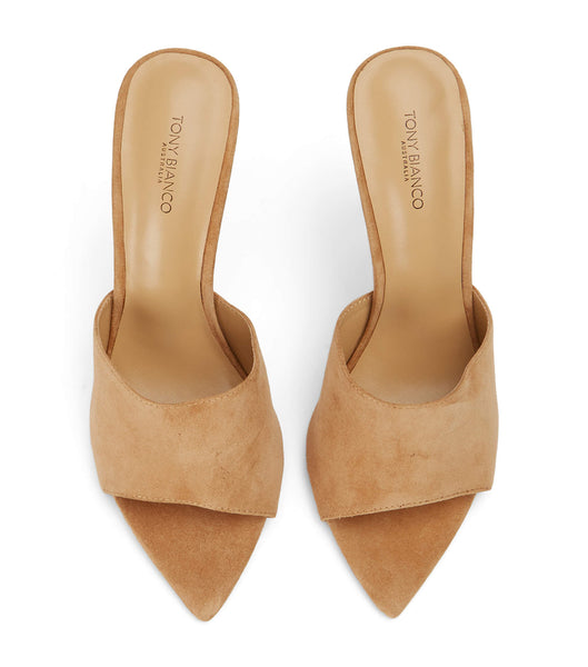 Tacones De Novia Tony Bianco Maximus Butterscotch Gamuza 10.5cm Beige | BARSD99165