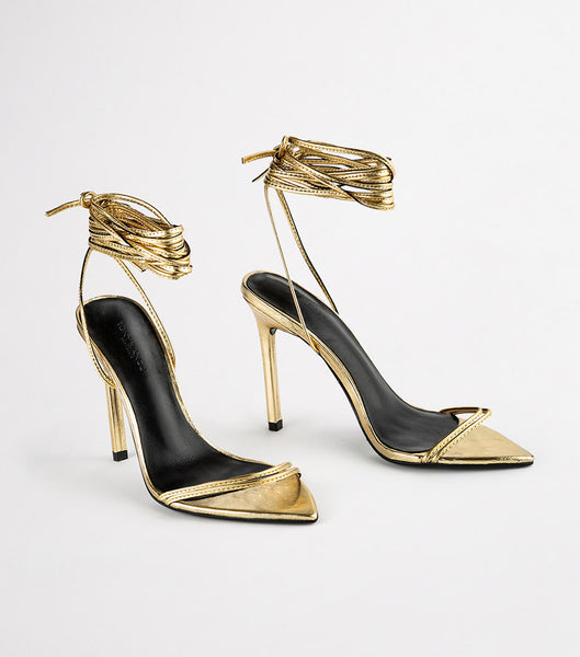 Tacones De Novia Tony Bianco Millie Gold Foil 10.5cm Doradas | XARBH92523