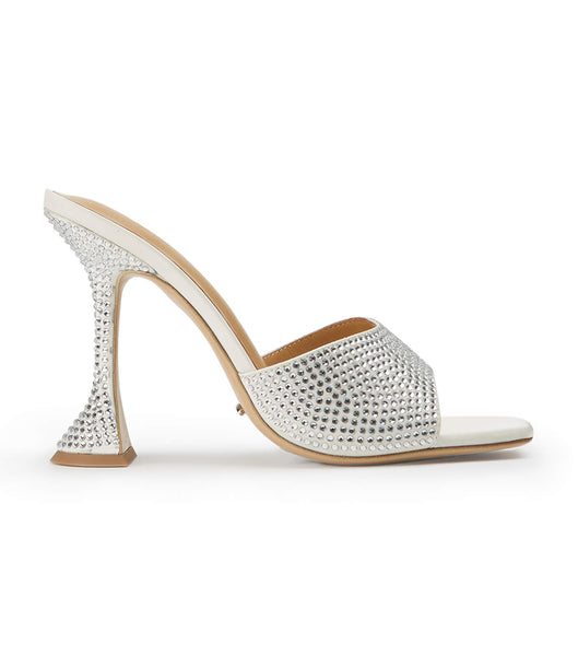 Tacones De Novia Tony Bianco Serri Ivory Satin 10.5cm Blancas | BARSD98522