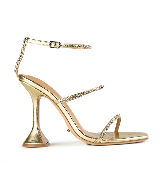 Tacones De Novia Tony Bianco Skye Gold Nappa Metallic 10.5cm Doradas Metal | AREAH61081