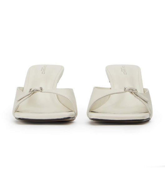 Tacones bajos Tony Bianco Asar Dove Nappa 6.5cm Blancas | FARUI73329