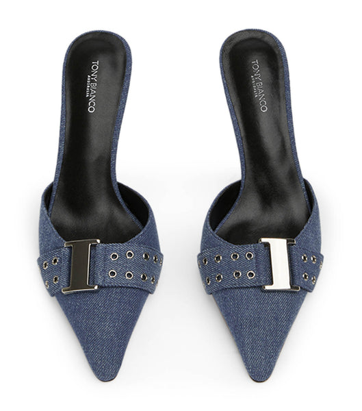 Tacones bajos Tony Bianco Samma Vintage Denim 8cm Azules | LARSX93983