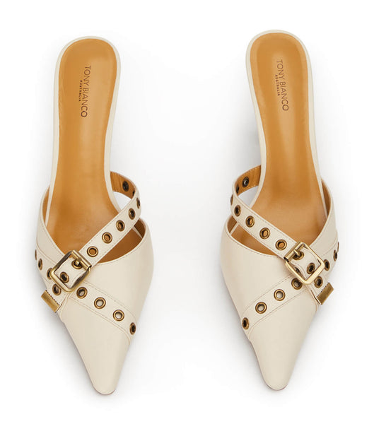 Tacones bajos Tony Bianco Savoir Bone Venice 8cm Beige | ARQAV25898