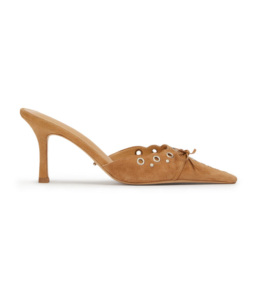 Tacones bajos Tony Bianco Shae Butterscotch Gamuza 8cm Beige | ARXMI15617