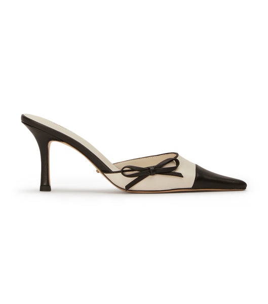 Tacones bajos Tony Bianco Shirley Bone/Black 8cm Beige Negras | ARICD19396