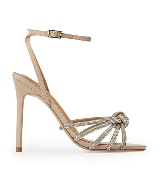 Tacones con tiras Tony Bianco Kyla Nude Satin 11cm Beige | ARJBT52854