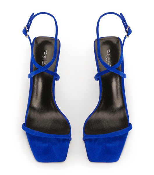 Tacones con tiras Tony Bianco Naxos Azure Gamuza 10.5cm Azur | TARWZ23137