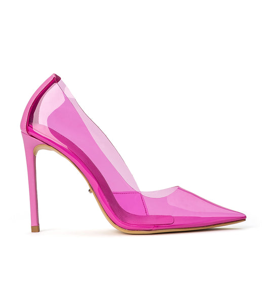 Tacones de aguja Tony Bianco Alijah Pink Vinylite/Pink Nappa 10.5cm Rosas | ARXBR56352