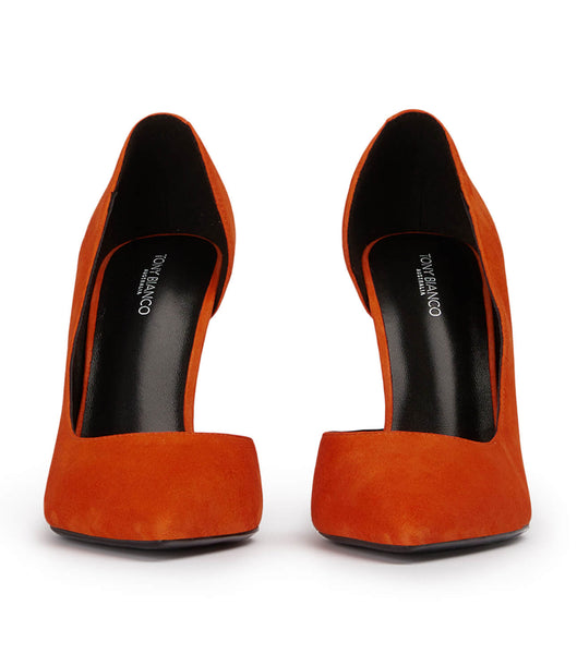 Tacones de aguja Tony Bianco Alyx Aperol Gamuza 10.5cm Naranjas | ZARMJ53254