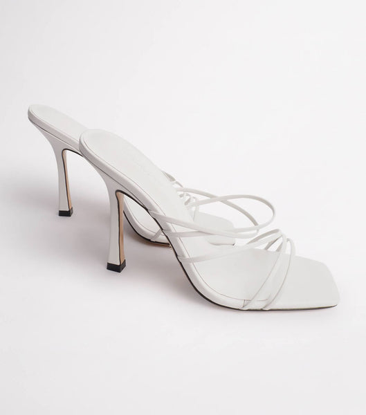 Tacones de aguja Tony Bianco Foxie White Kid 10.5cm Blancas | YARVQ89999