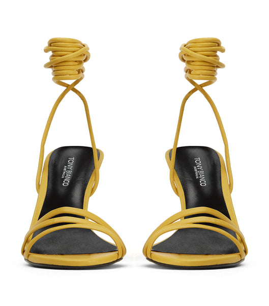 Tacones de aguja Tony Bianco Hailee Desert Nappa 8.5cm Amarillo | ZARMJ34075