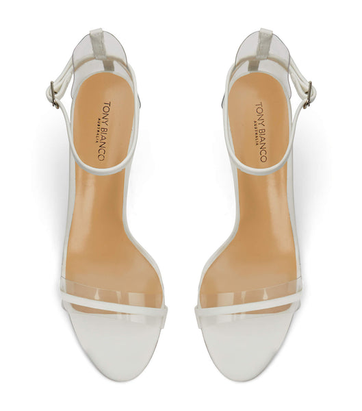 Tacones de aguja Tony Bianco Houston Milk Capretto 8.5cm Blancas | ARQCS43025