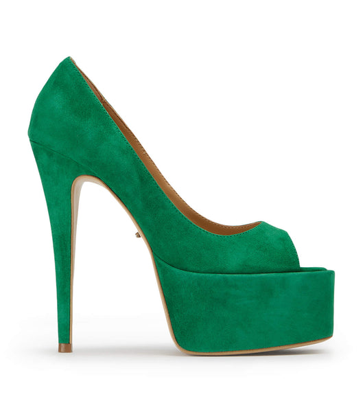 Tacones de aguja Tony Bianco Jolee Jade Gamuza 15cm Verde | EARHC84396