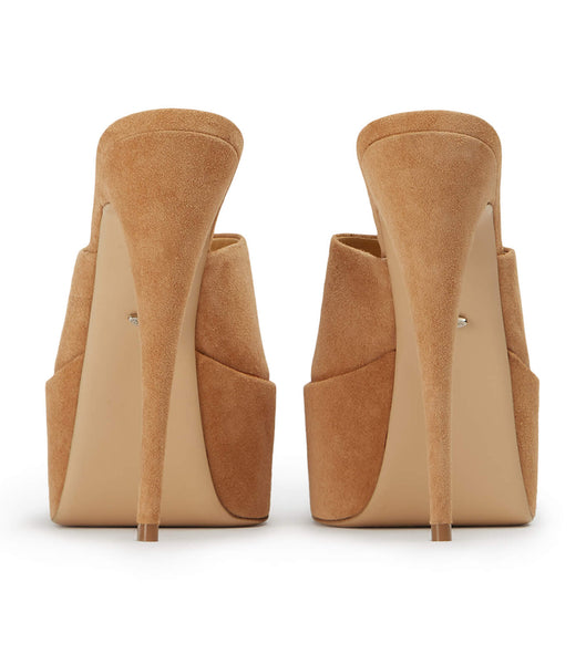 Tacones de aguja Tony Bianco Jordyn Butterscotch Gamuza 15cm Marrones | QARUV99178