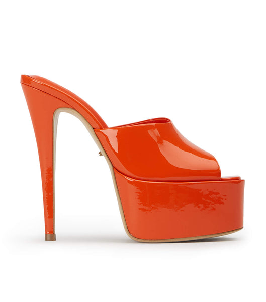 Tacones de aguja Tony Bianco Jordyn Citrus Charol 15cm Naranjas | AARWC83465