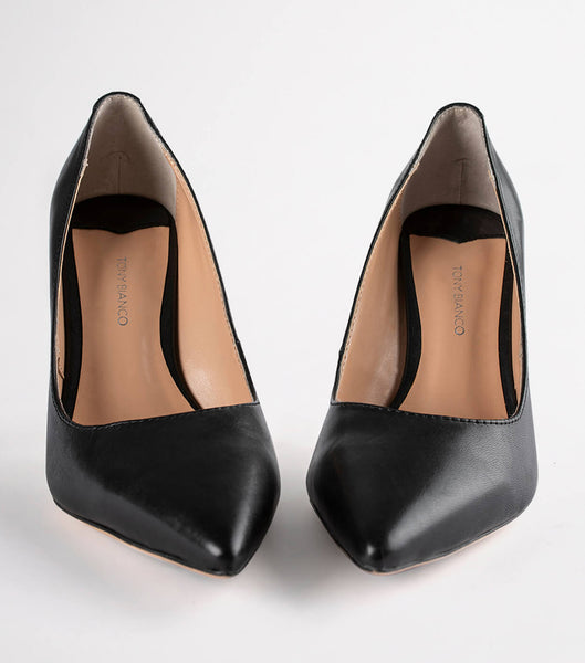 Tacones de aguja Tony Bianco Lotus Black Como 10.3cm Negras | LARSX13823