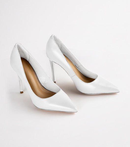 Tacones de aguja Tony Bianco Lotus Milk Capretto 10.3cm Blancas | ARDFL71662