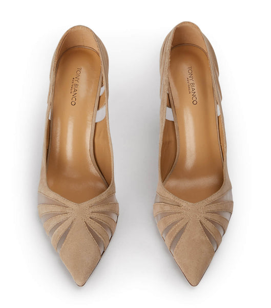 Tacones de evento Tony Bianco Arrow Blush Gamuza 10.5cm Rosas | ARCVG56247