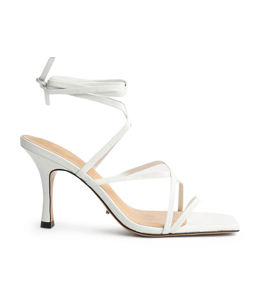 Tacones de evento Tony Bianco Caden White Sheep Nappa 8.5cm Blancas | ZARMJ81007