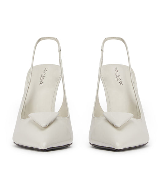 Tacones de evento Tony Bianco Ginger White Hi Shine 10cm Blancas | TARWZ80303