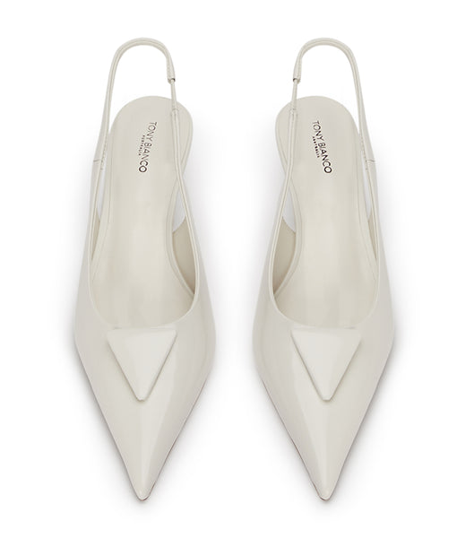 Tacones de evento Tony Bianco Kimmy White Hi Shine 4.5cm Blancas | UARND58088