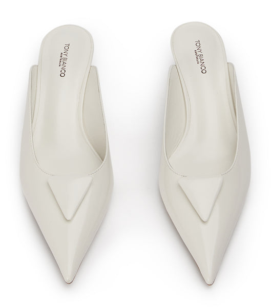 Tacones de evento Tony Bianco Kira White Hi Shine 4.5cm Blancas | SARNY78458