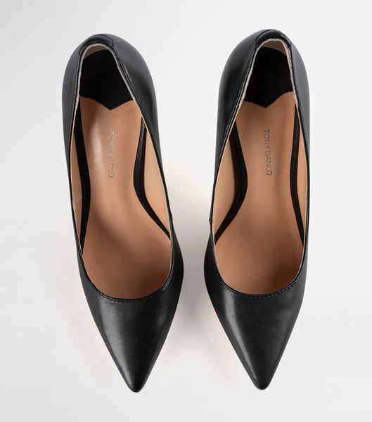 Tacones de evento Tony Bianco Lotus Black Como 10.3cm Negras | AREGJ99090