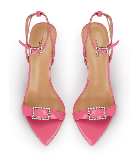 Tacones de evento Tony Bianco Mopsy Flamingo Charol 10.5cm Rosas | TARWZ56814