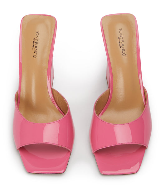 Tacones de evento Tony Bianco Naja Flamingo Charol 10.5cm Rosas | ARZPD33928