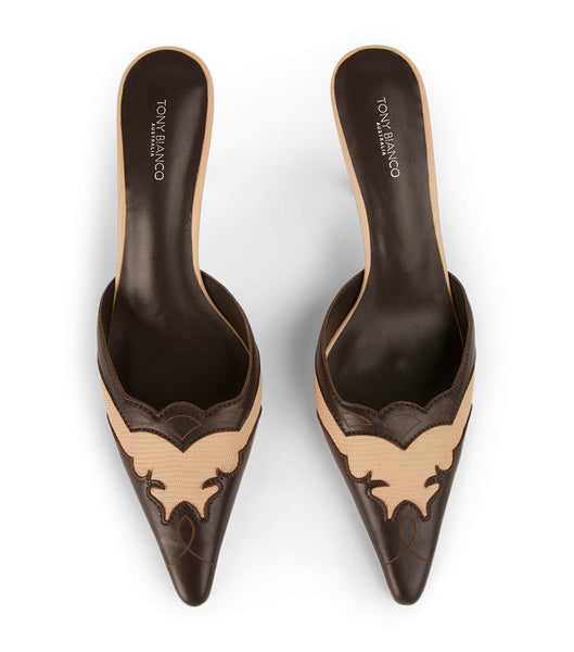 Tacones de evento Tony Bianco Shuga Beech/Chocolate 8cm Chocolate | XARGW39375